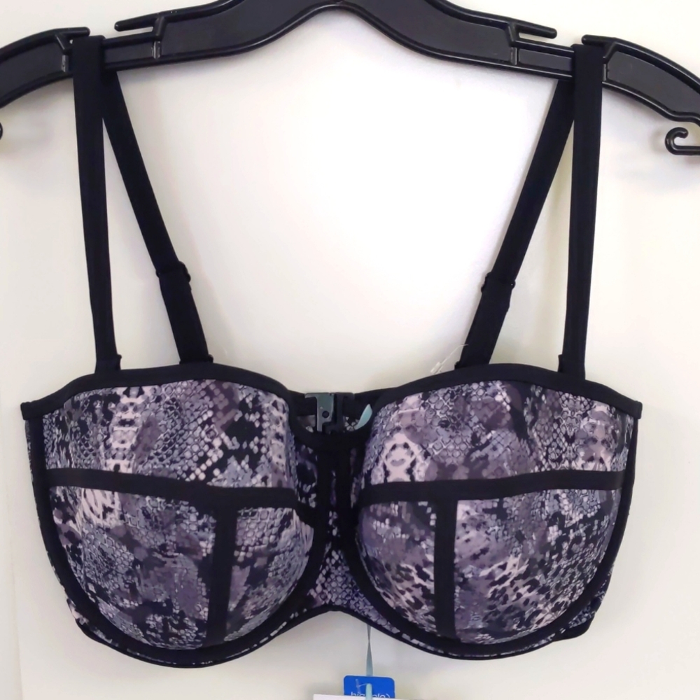 Panache Jolee Convertible Bra Size Bikini Top. Snake Print. Multiple Sizes.